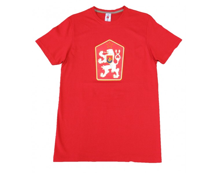 Koszulka Retro Czechosłowacja czerwona