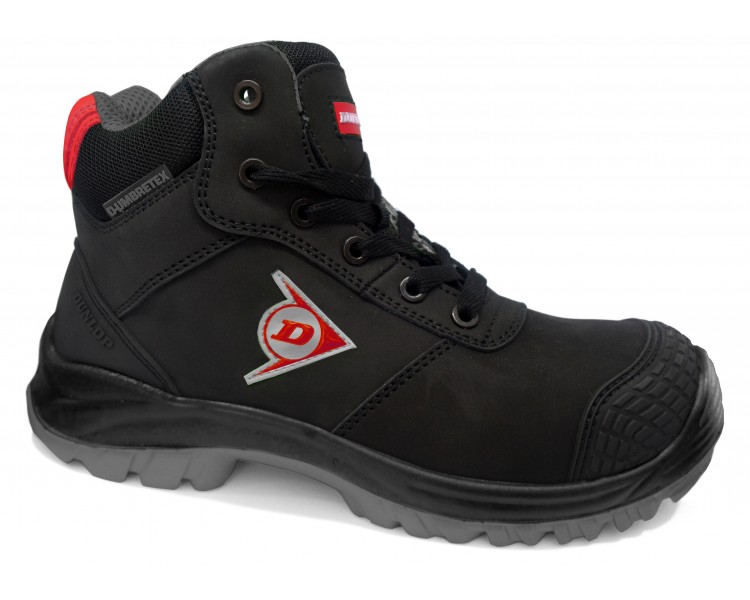 DUNLOP Prvá pracovná a bezpečnostná obuv Adv EVO High Plus čierna a sivá