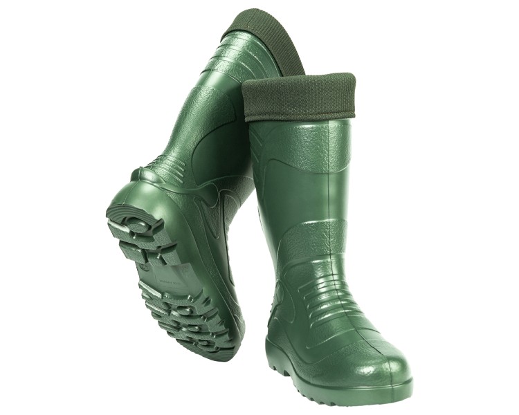 Kolmax EVA MALE 64 HIGH WELLINGTON botas altas de goma de invierno verde para hombre