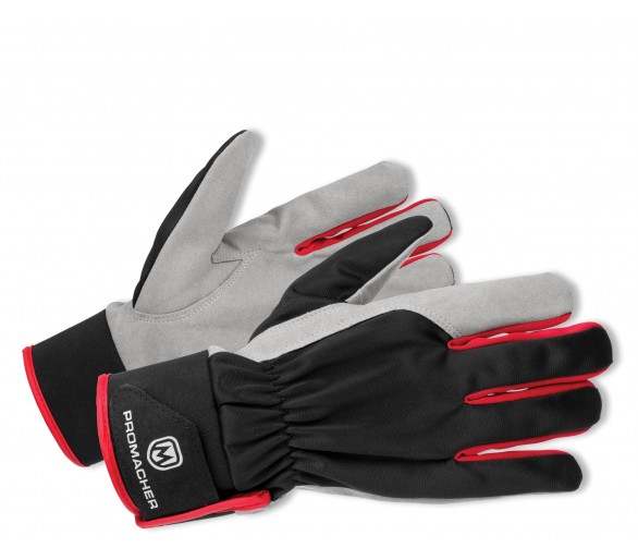 ProM CARPOS VELCRO Gloves gray / red