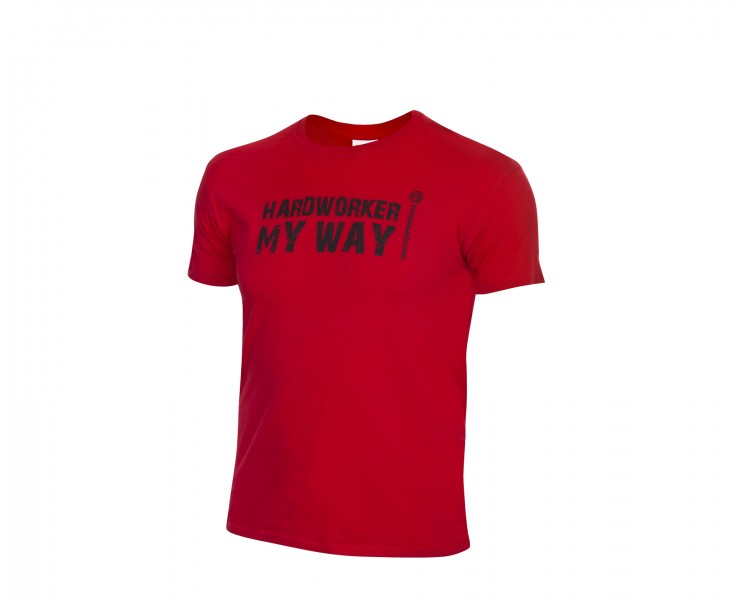 ProM HARDWORKER T-Shirt red/black