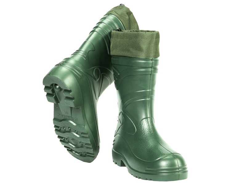Kolmax EVA MALE 35 WELLINGTON stivali invernali in gomma da uomo di colore verde