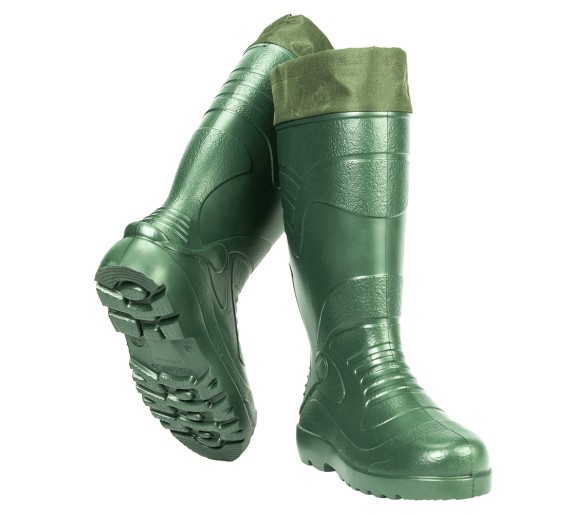 Kolmax EVA MALE 65 HIGH WELLINGTON botas altas de goma de invierno verde para hombre