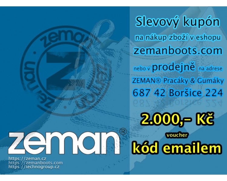 Подарочный сертификат 2000 чешских крон