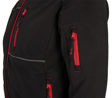 RUFUS Куртка черный/красный