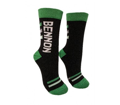 BENNONKY černo/zelené ponožky