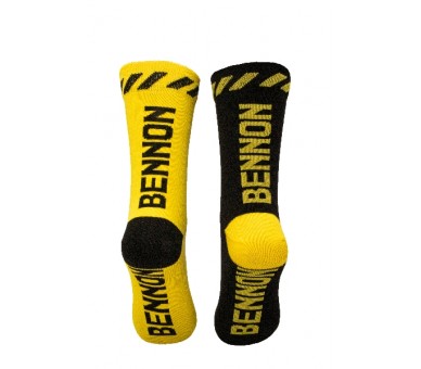 BENNONKY Черные/желтые носки