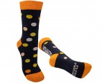 BENNONKY Синие/оранжевые носки