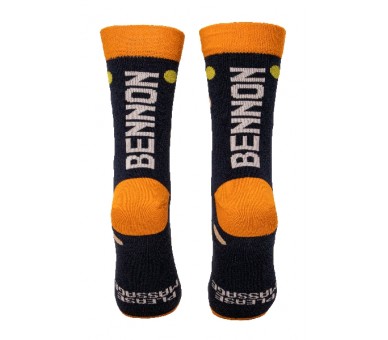 BENNONKY Blue/Orange Socks