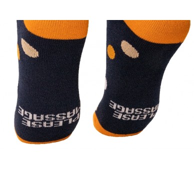 BENNONKY Синие/оранжевые носки