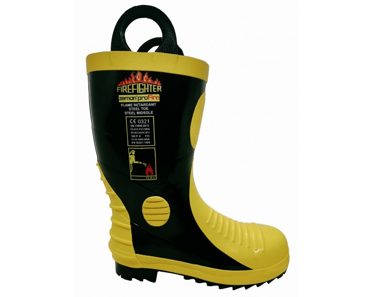 FIRESTAR-H F2I rubber firefighting action boots