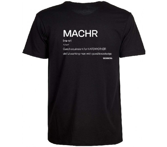 T-shirt MACHR nera