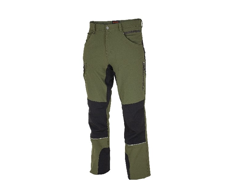FOBOS Pantaloni verde/nero