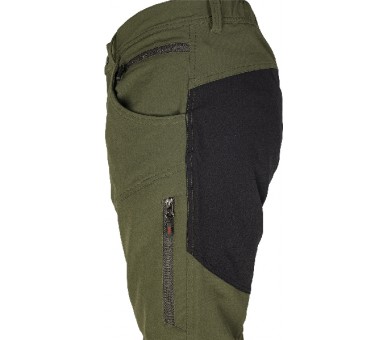 Kalhoty FOBOS zelená/černá
