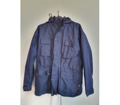 Autostadt Men&#39;s work insulated jacket, blue Size L