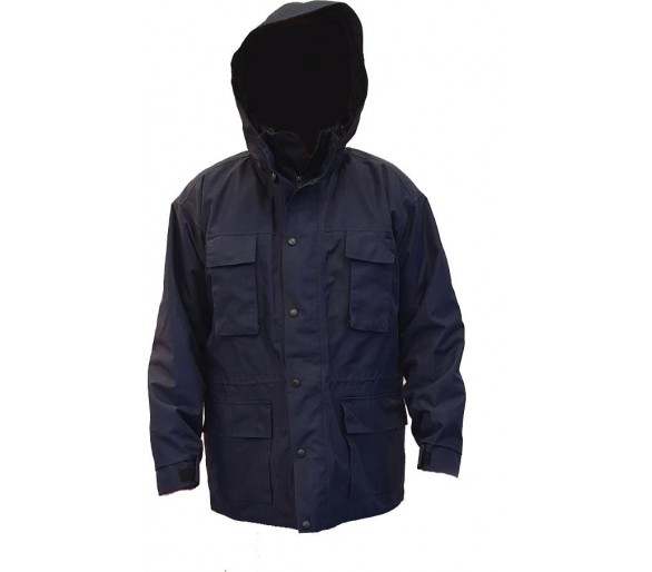 Autostadt Men&#39;s work insulated jacket, blue Size XL