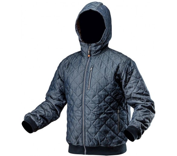 NEO TOOLS Quilted insulated jacket, blue Size XL/56