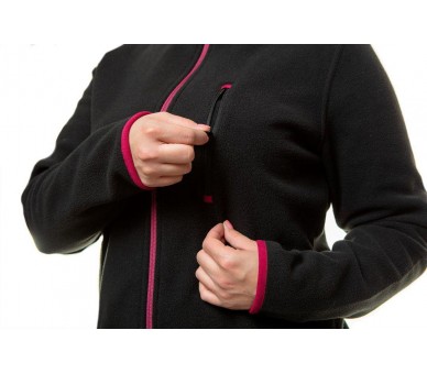 NEO TOOLS Damen Fleece-Sweatshirt schwarz Größe M/38