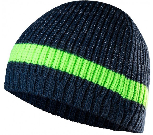 NEO TOOLS قبعة شتوية فاخرة مع عناصر عاكسة، أزرق وأخضر