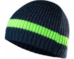 NEO TOOLS Premium winter hat with reflective elements, blue-green