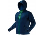 NEO TOOLS Sweat-shirt polaire premium pour homme, double épaisseur, bleu-vert Taille S/48