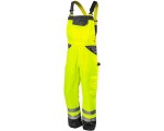 NEO TOOLS Reflexní pracovní kalhoty s laclem, bavlněné, žluté Velikost XXL/58