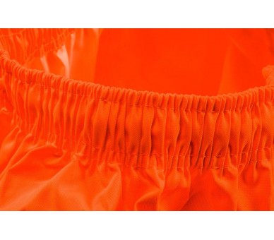 NEO TOOLS Reflexní pracovní kalhoty, nepromokavé, oranžové Velikost S/48