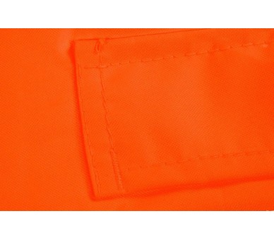 NEO TOOLS Odblaskowe spodnie robocze, wodoodporne, pomarańczowe. Rozmiar S/48