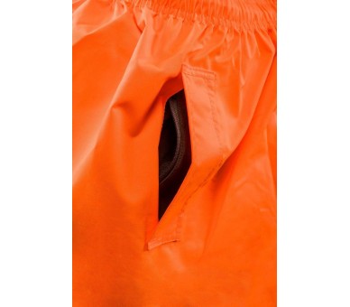 NEO TOOLS Reflexné pracovné nohavice, nepremokavé, oranžové Veľkosť XL/56