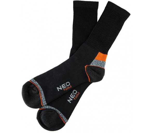 NEO TOOLS Ribbed socks, long Size 43-46