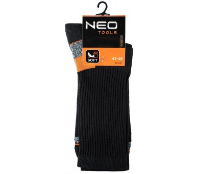 NEO TOOLS Ponožky rebrované, dlhé Veľkosť 43-46