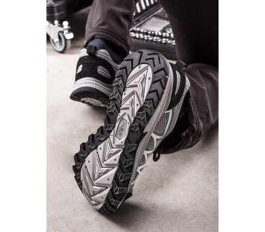 NEO TOOLS Zapatos de trabajo o1, sin metales, gris-negro