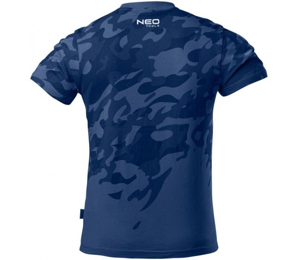 NEO TOOLS 81-603 PANTSHIRT WITH CAMO, BLUE Size M