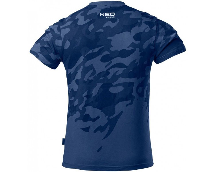 NEO TOOLS 81-603 PANTSHIRT WITH CAMO, BLUE Size L