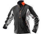NEO TOOLS Men's softshell jacket, black grey Size M/50
