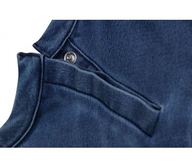NEO TOOLS قميص جينز رجالي، أزرق، مقاس S/48