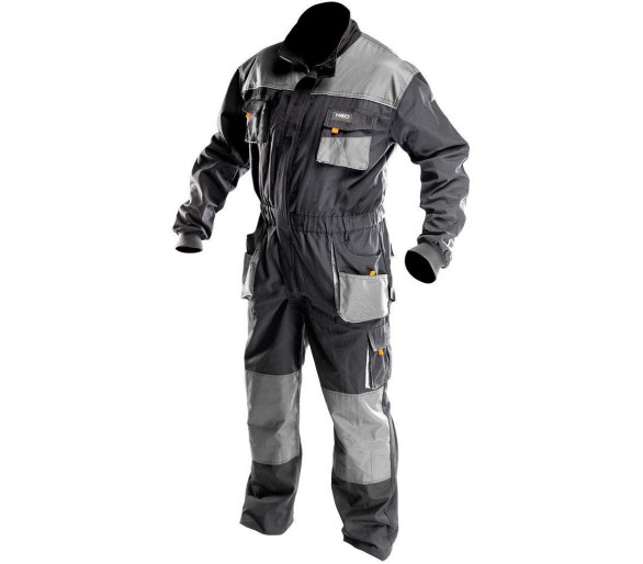 NEO TOOLS Work overall, black-grey Size L/52