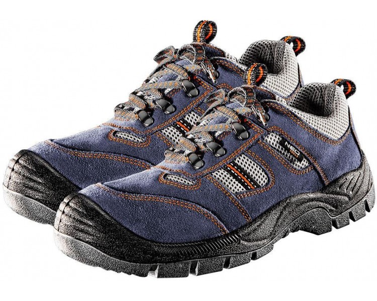 NEO TOOLS Safety shoes, suede leather