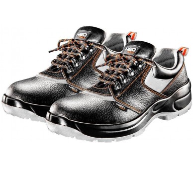 NEO TOOLS حذاء جلدي آمن، مقدمة معدنية مقاس 46
