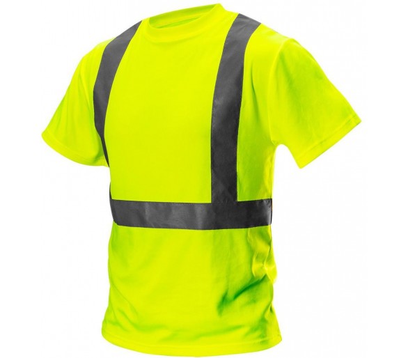NEO TOOLS HIGH VISIBILITY WORK SHIRT, YELLOW