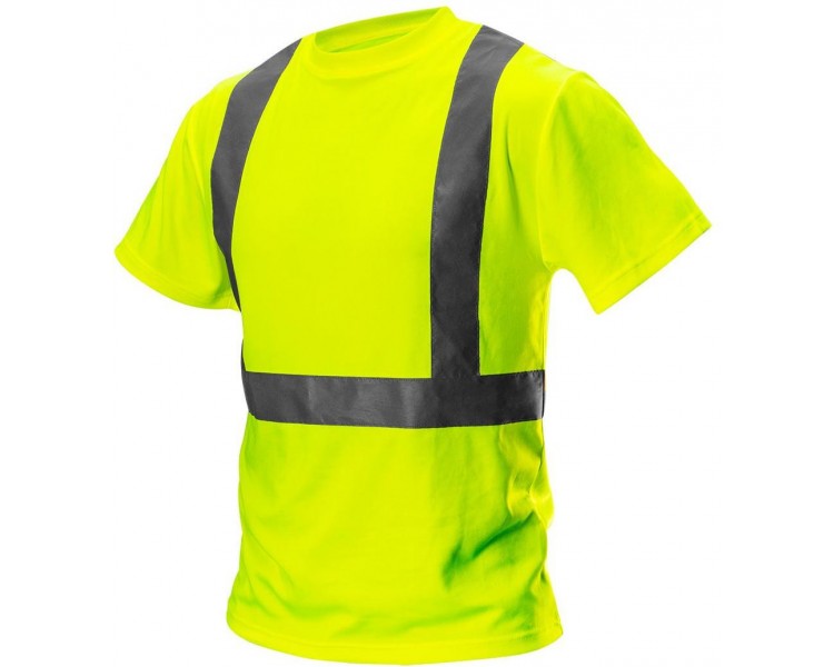 NEO TOOLS HIGH VISIBILITY WORK SHIRT, YELLOW