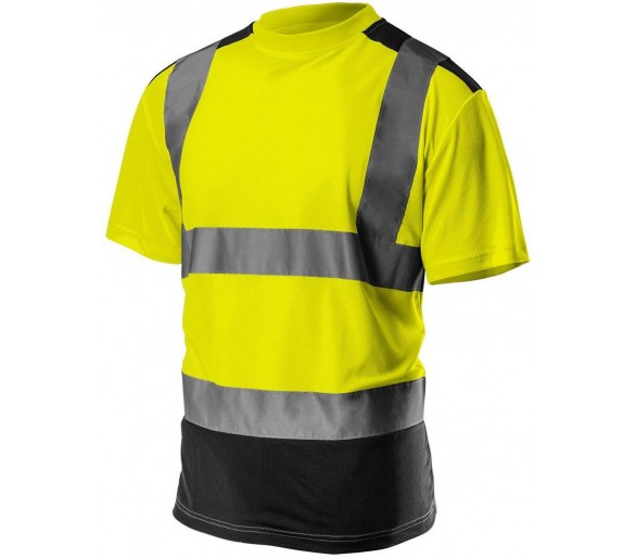 NEO TOOLS Camisa de trabajo con alta visibilidad Talla XXL/58