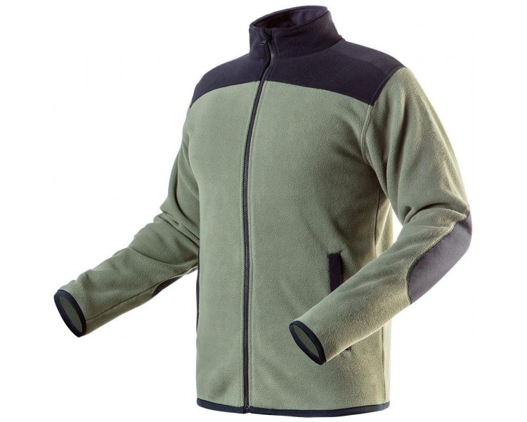 NEO TOOLS Флисовая куртка Polar, усиленная, камуфляжная, оливкового цвета Размер M/50
