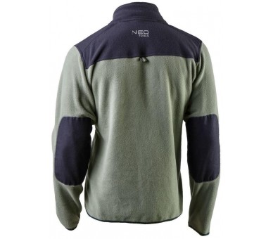 NEO TOOLS Флисовая куртка Polar, усиленная, камуфляжная, оливкового цвета Размер XL/54
