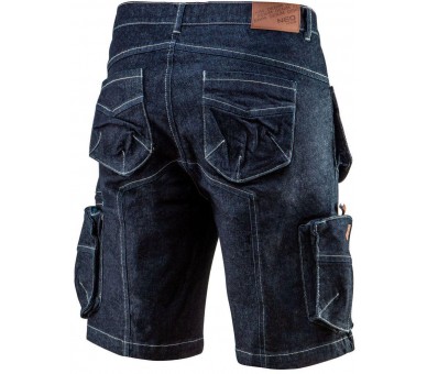 NEO TOOLS Men's safety shorts denim Size S/48