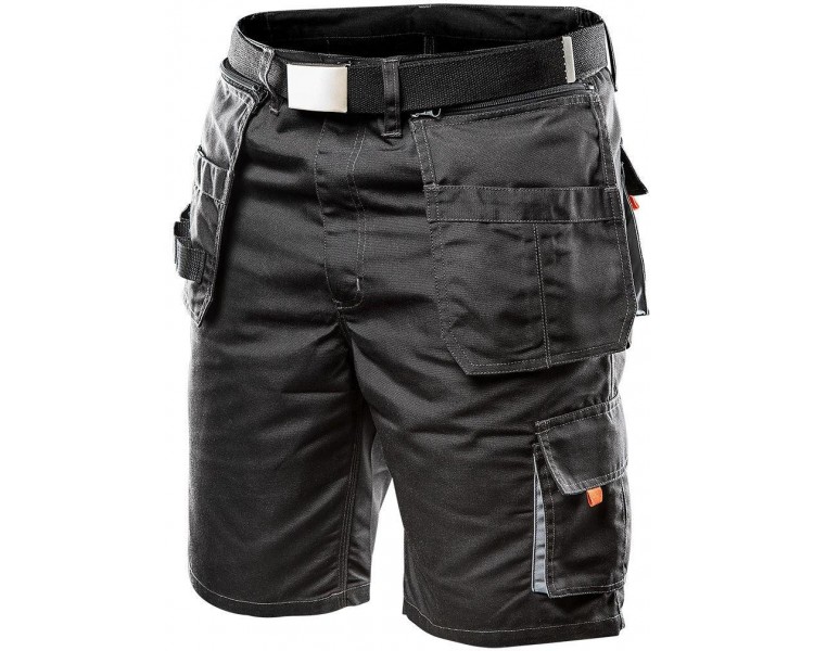 NEO TOOLS Shorts de trabalho masculino, cinto, bolsos removíveis Tamanho L/52