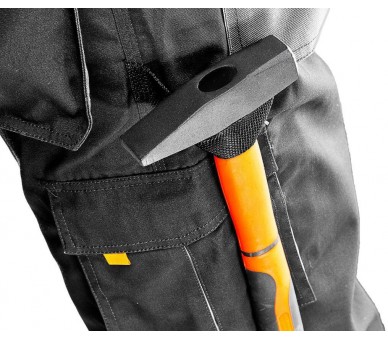 NEO TOOLS Pantalón corto de trabajo para hombre, cinturón, bolsillos extraíbles Talla XL/56