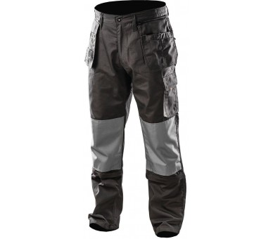 NEO TOOLS Męskie spodnie robocze z odpinanymi kieszeniami i nogawkami. Rozmiar M/50