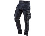 NEO TOOLS Calça jeans masculina de trabalho, 5 bolsos