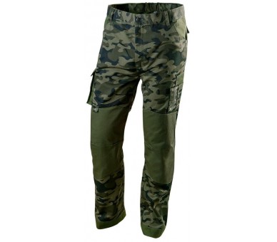 NEO TOOLS Men's camouflage trousers Camo Size S/48